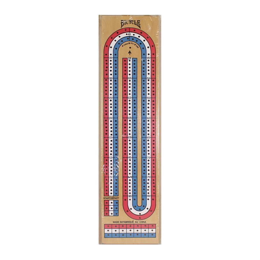 Bicycle 3 - Track Cribbage Board - WiredVillage Games - WiredVillage Games WiredVillage Games